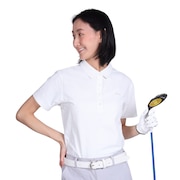 エピキュール（epicure）（レディース）ゴルフウェア ジャガード 半袖ポロシャツ 152-28340-004