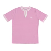 (レディース)ゴルフウェア 半袖 A-Line ワイドリブスキッパーニット 048-28442