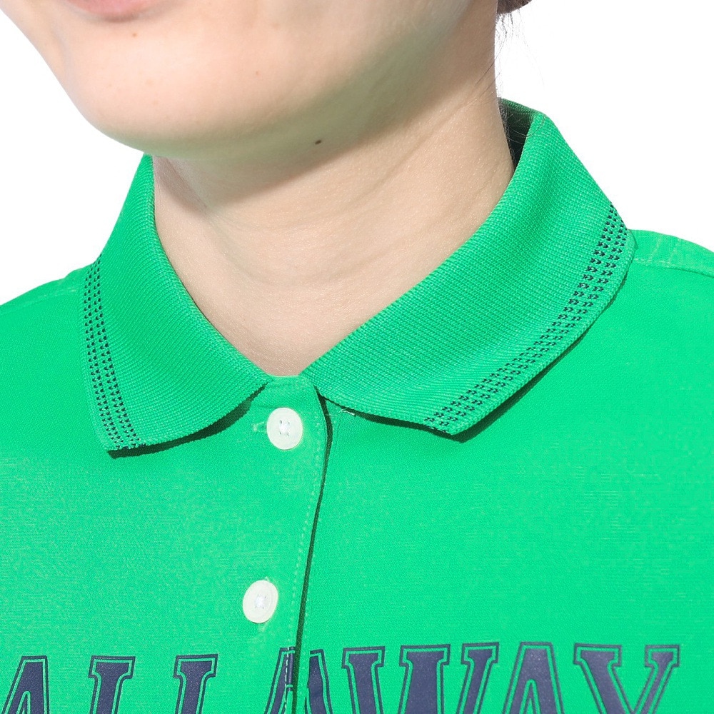 キャロウェイ（CALLAWAY）（レディース）ゴルフウェア プリントカノコ半袖ポロシャツ C23134200-1140