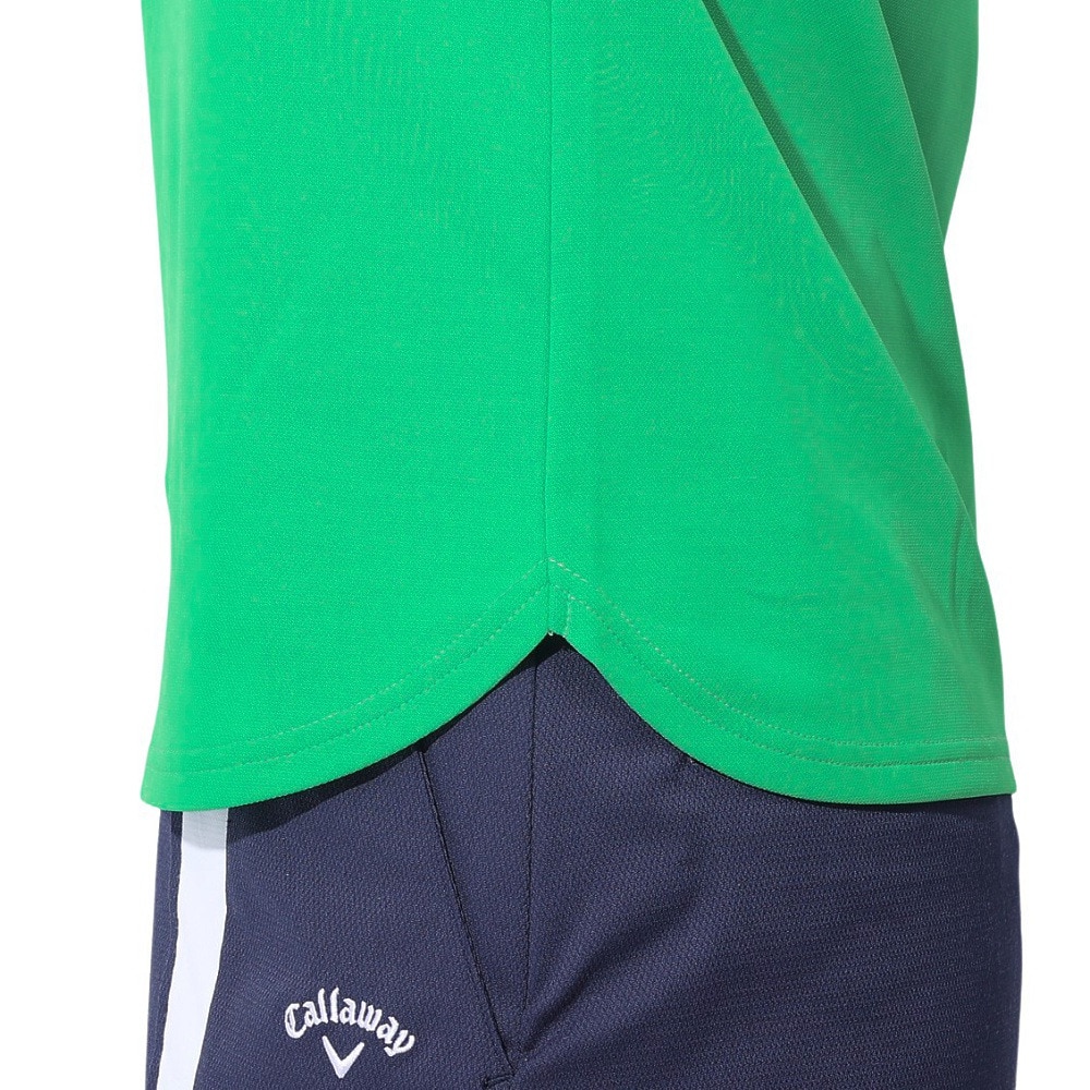 キャロウェイ（CALLAWAY）（レディース）ゴルフウェア プリントカノコ半袖ポロシャツ C23134200-1140