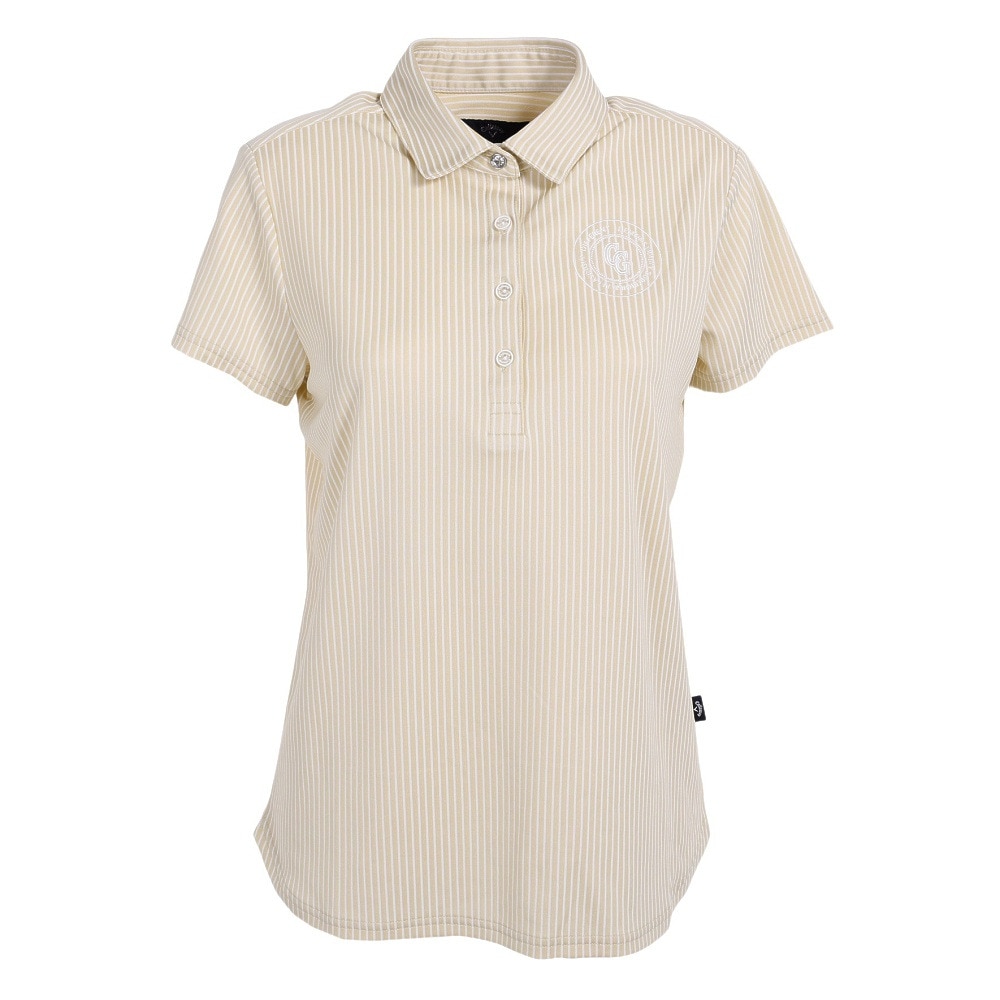 ゴルフウェア 半袖ポロシャツ ベージュ LLの通販 | ゴルフ用品は