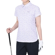 キャロウェイ（CALLAWAY）（レディース）ゴルフウェア 半袖ポロシャツ かざあなメッシュ デイジープリントメッシュカノコ C23134209-1080