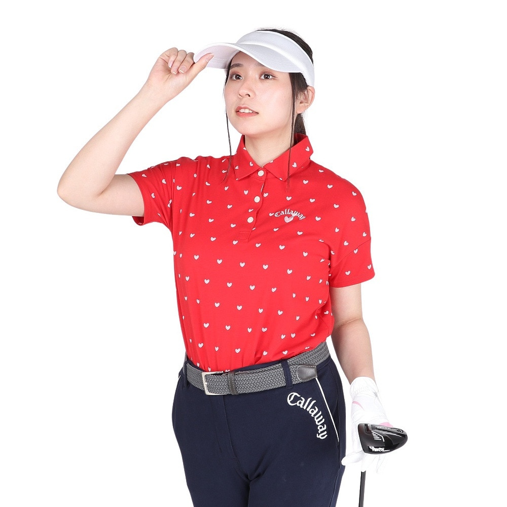 キャロウェイ（CALLAWAY）（レディース）ゴルフウェア 半袖ポロシャツ LC22 C23134222-1101
