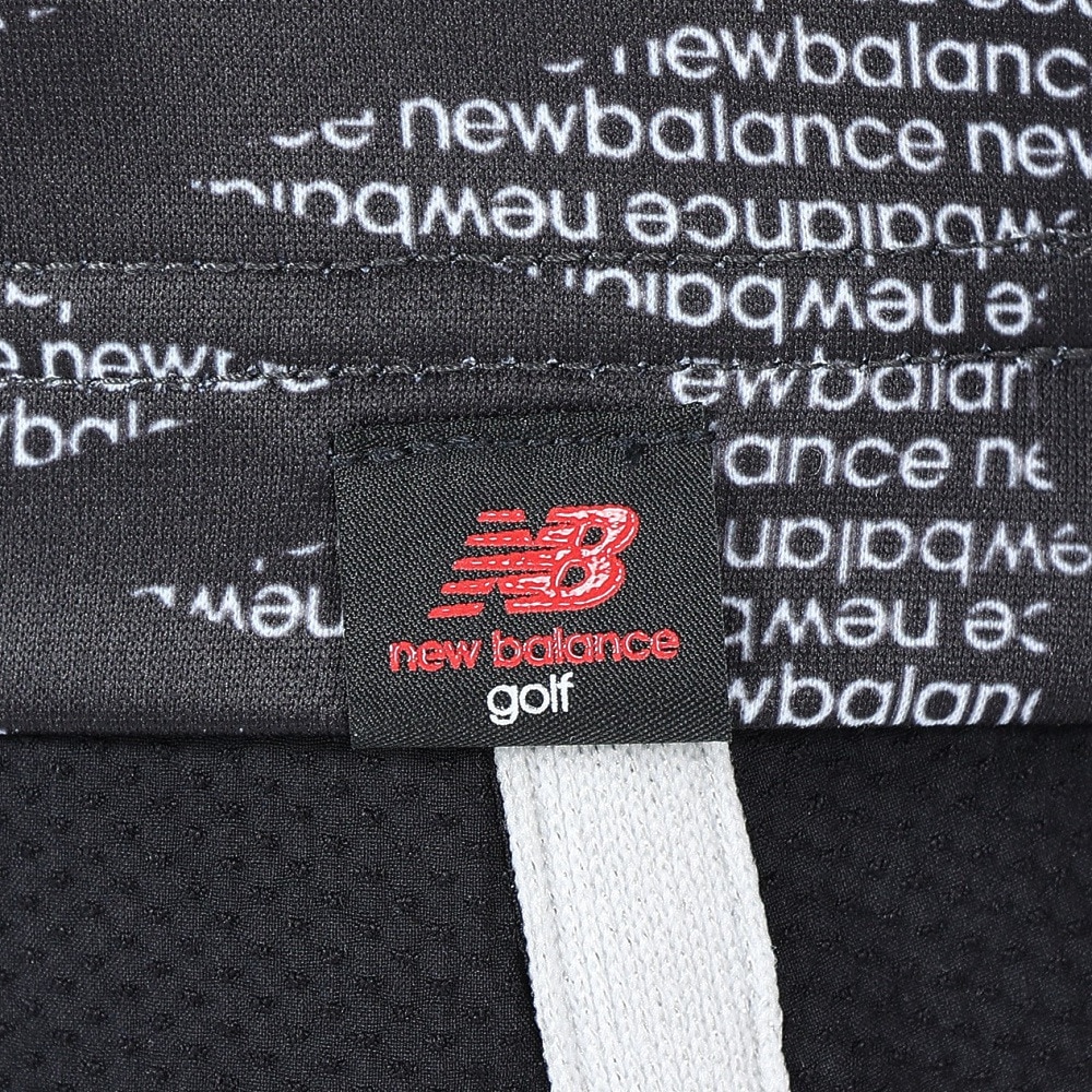 ニューバランス（new balance）（レディース）ゴルフウェア 吸水 ブロックシャドーロゴ 半袖 ポロシャツ 012-3160503-010