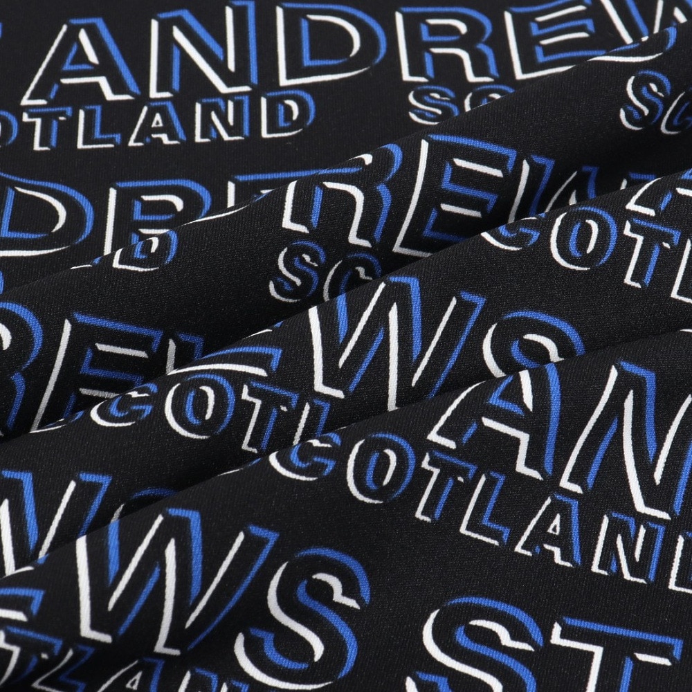 セントアンドリュース（ST.ANDREWS）（レディース）ゴルフウェア デジタルロゴプリント半袖シャツ 043-3160254-010