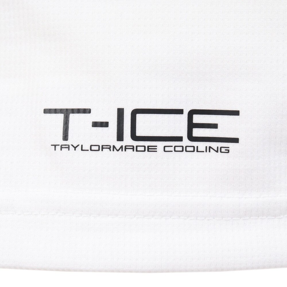 テーラーメイド（TAYLORMADE）（レディース）ゴルフウェア 吸汗 速乾 冷感 T-アイス ウェーブスリーブ 半袖 ポロシャツ  TJ199ーN97250 ゴルフ用品はヴィクトリアゴルフ