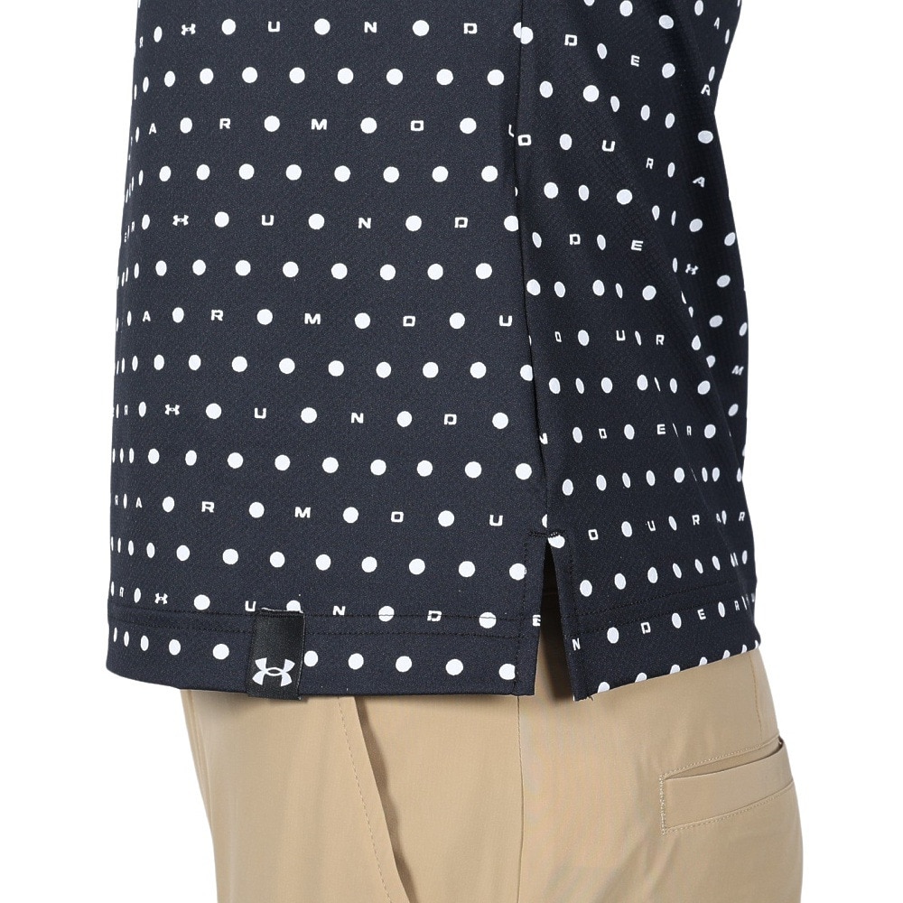 アンダーアーマー（UNDER ARMOUR）（レディース）ゴルフウェア レディース ISO-CHILL モノグラム半袖ポロシャツ 1384977 001