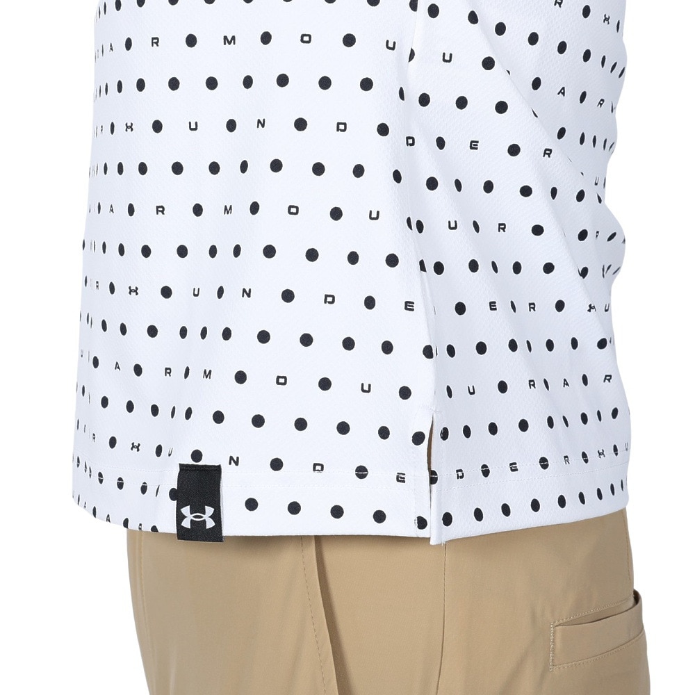 アンダーアーマー（UNDER ARMOUR）（レディース）ゴルフウェア レディース ISO-CHILL モノグラム半袖ポロシャツ 1384977 100