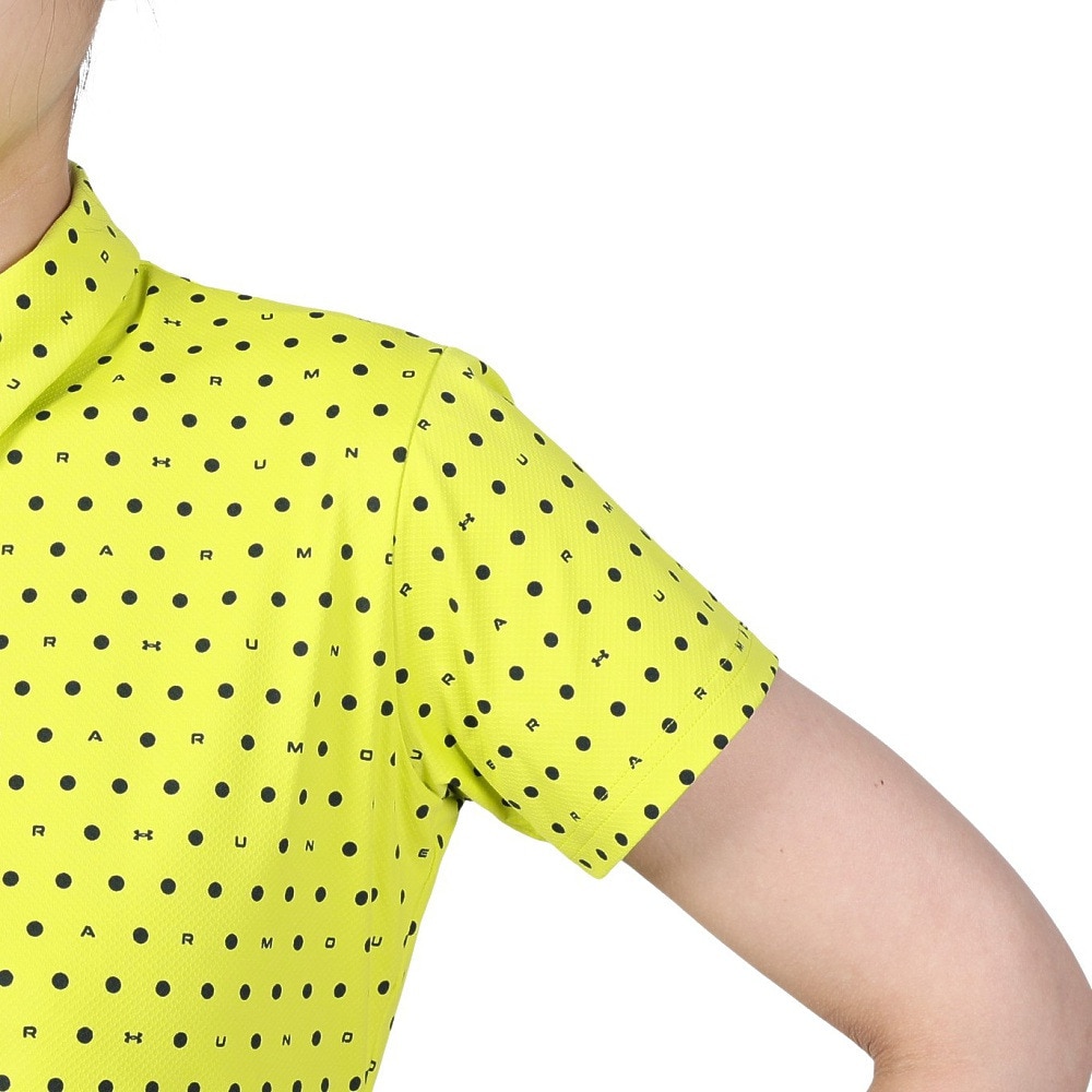 アンダーアーマー（UNDER ARMOUR）（レディース）ゴルフウェア レディース ISO-CHILL モノグラム半袖ポロシャツ 1384977 772