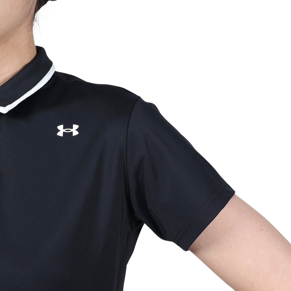 アンダーアーマー（UNDER ARMOUR）（レディース）ゴルフウェア レディース ISO-CHILL 半袖ポロシャツ 1384978 001