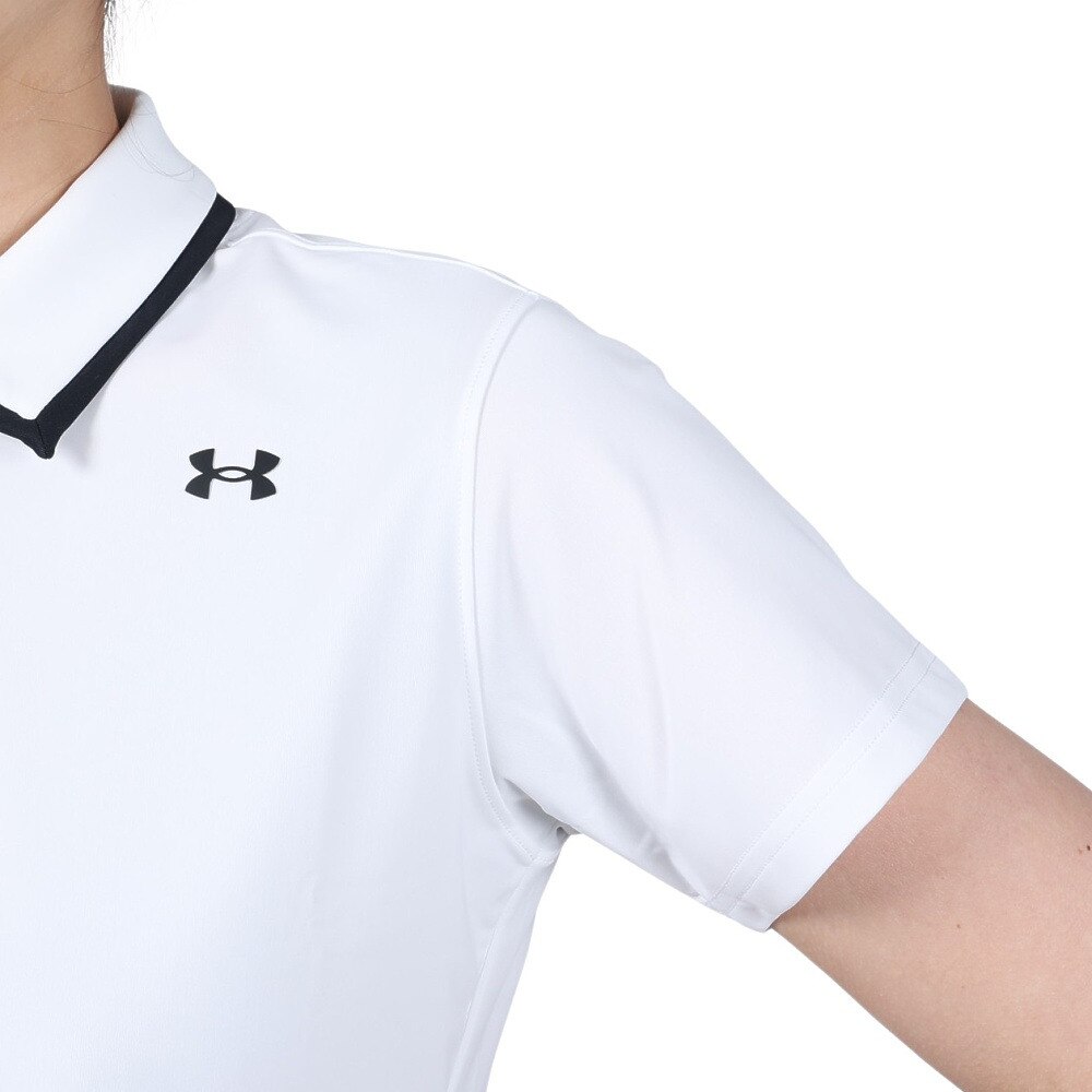 アンダーアーマー（UNDER ARMOUR）（レディース）ゴルフウェア レディース ISO-CHILL 半袖ポロシャツ 1384978 100
