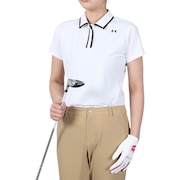 アンダーアーマー（UNDER ARMOUR）（レディース）ゴルフウェア レディース ISO-CHILL 半袖ポロシャツ 1384978 100