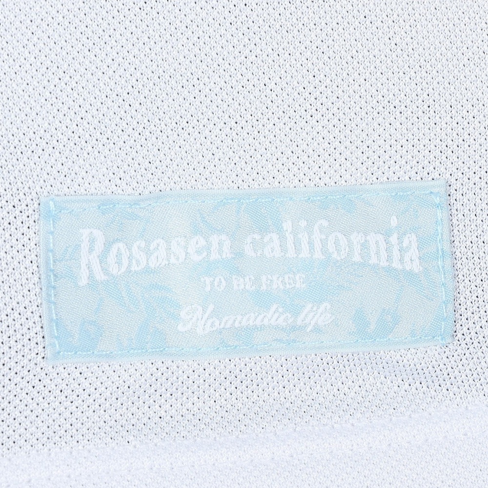 ROSASEN（レディース）ゴルフウェア 吸水速乾 メランジ調カノコグラデーション 半袖ポロシャツ 045-21445-091