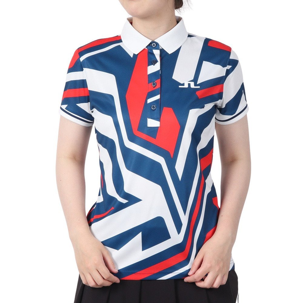 J.LINDEBERG（J.LINDEBERG）（レディース）ゴルフウェア Felicite Print ポロシャツ 072-21750-064