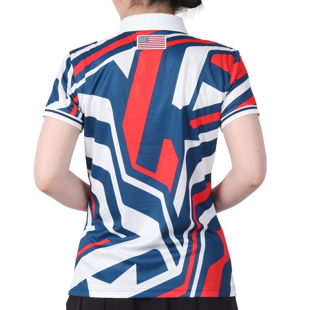 J.LINDEBERG（J.LINDEBERG）（レディース）ゴルフウェア Felicite Print ポロシャツ 072-21750-064