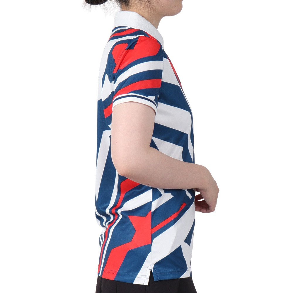 J.LINDEBERG（J.LINDEBERG）（レディース）ゴルフウェア Felicite Print ポロシャツ 072-21750-064