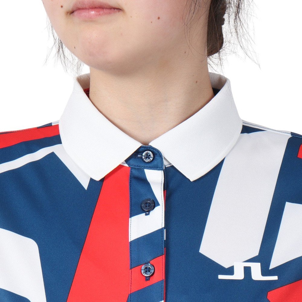 J.LINDEBERG（J.LINDEBERG）（レディース）ゴルフウェア Felicite Print ポロシャツ 072-21750-064