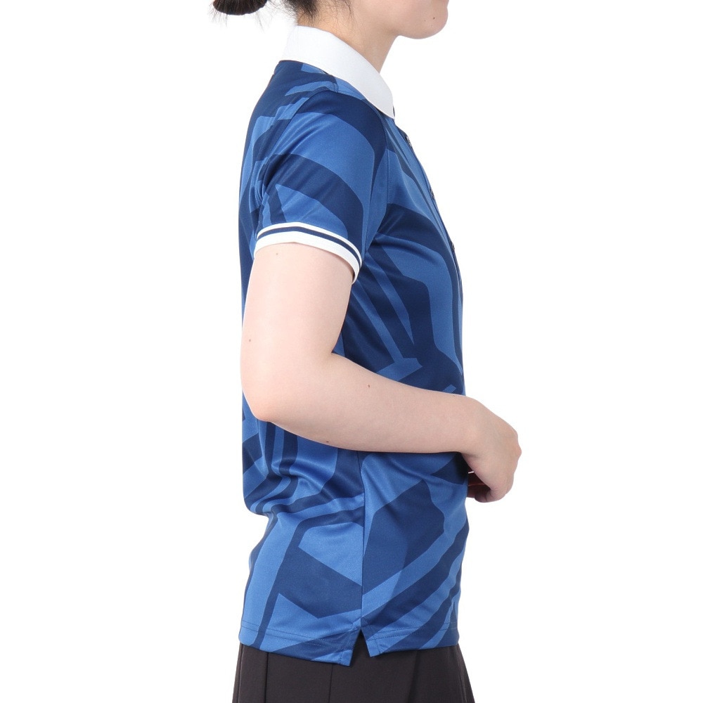 J.LINDEBERG（レディース）ゴルフウェア Felicite Print ポロシャツ 072-21750-096
