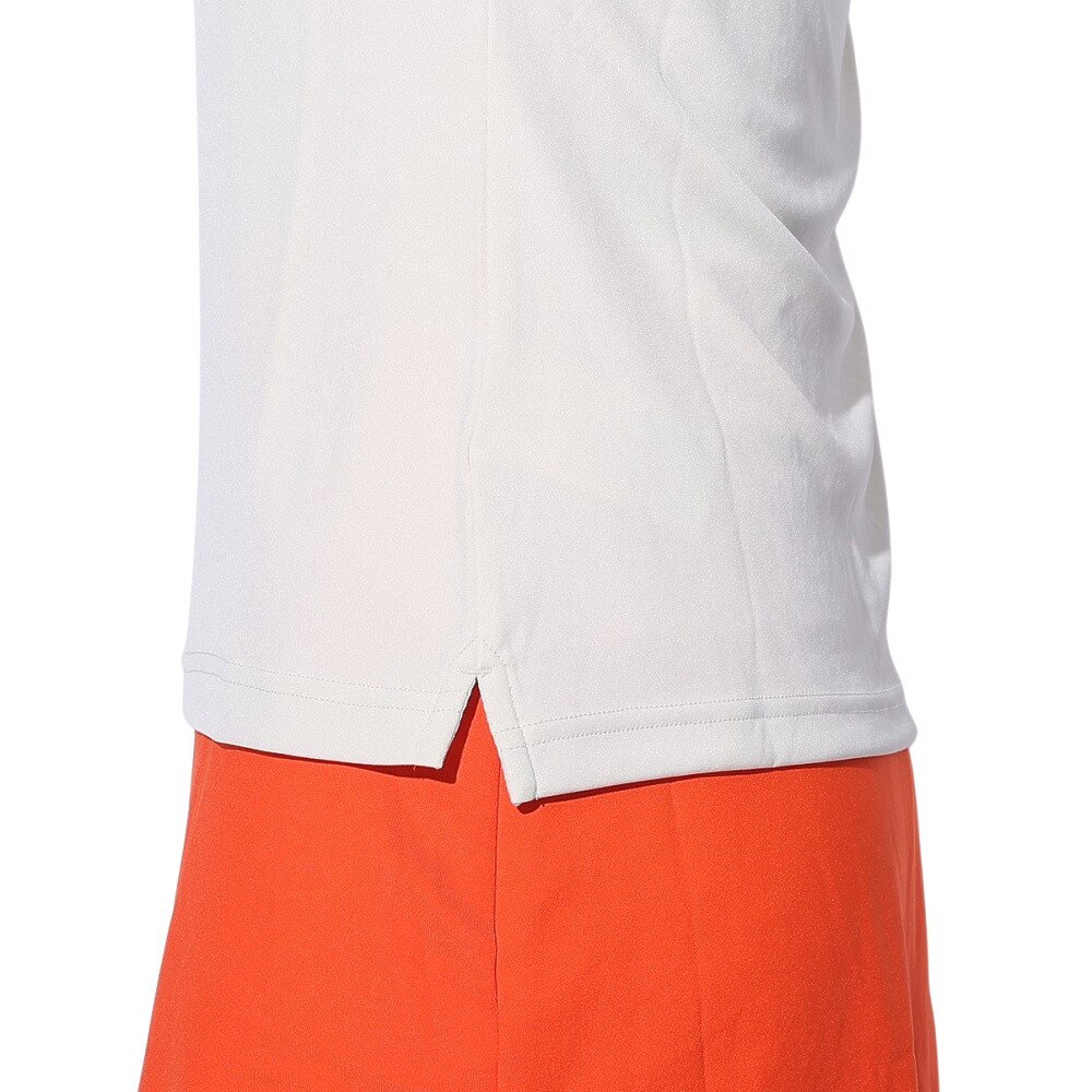 J.LINDEBERG（レディース）ゴルフウェア 袖ロゴ刺繍半袖ポロシャツ 072-21340-051