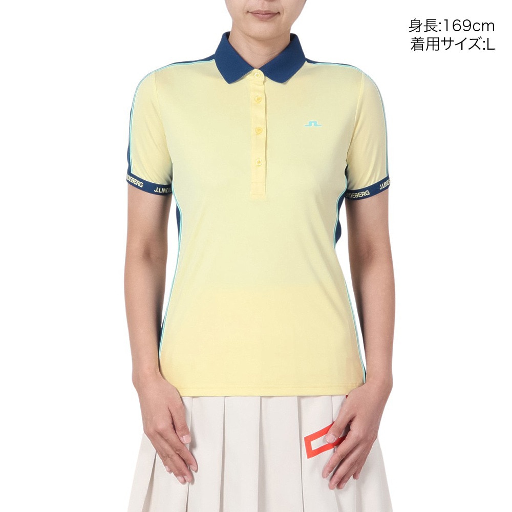 J.LINDEBERG（レディース）ゴルフウェア 半袖 Demi ポロシャツ 072-21343-031