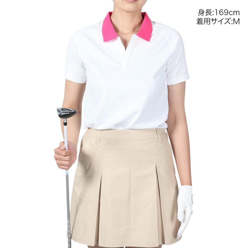 J.LINDEBERG（レディース）ゴルフウェア Baily シームレス 半袖ポロシャツ 072-21541-004