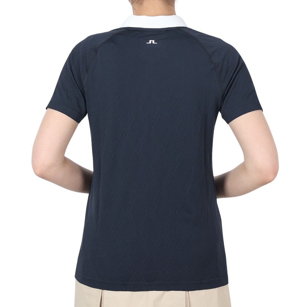 J.LINDEBERG（レディース）ゴルフウェア Baily シームレス 半袖ポロシャツ 072-21541-098