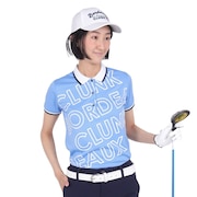 クランク（CLUNK）（レディース）ゴルフウェア 半袖ポロシャツ CL5RUG08 SAX