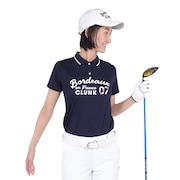 クランク（CLUNK）（レディース）ゴルフウェア 半袖ポロシャツ CL5RUG13 NVY