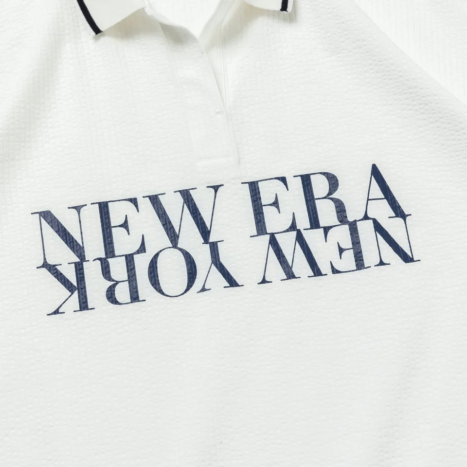 ニューエラ（NEW ERA）（レディース）ゴルフウェア シアサッカー ポロシャツ Skipper 14108986
