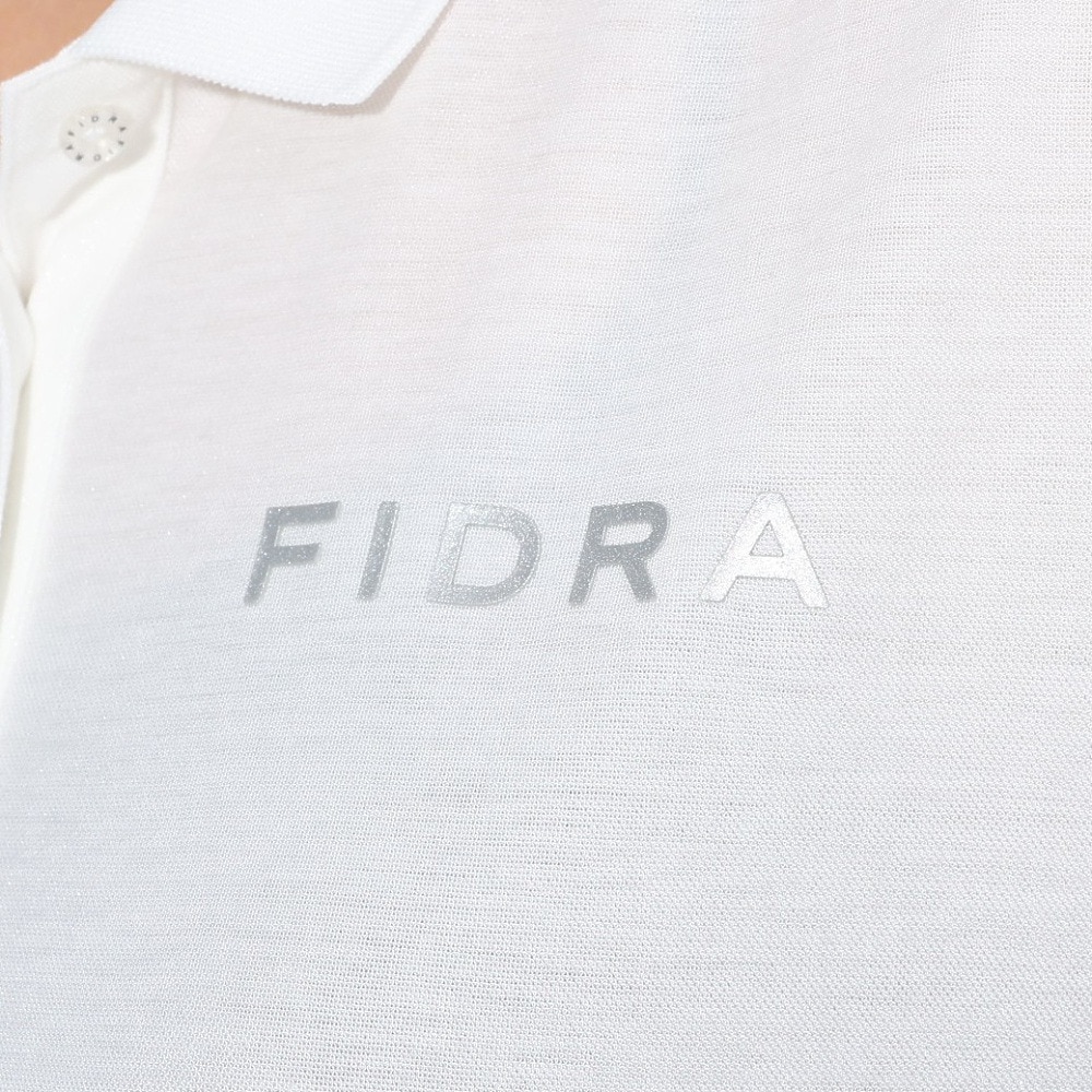 フィドラ（FIDRA）（レディース）ゴルフウェア 半袖 フレンチスリーブシャツ FD5RUG08 WHT