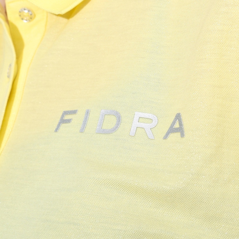 フィドラ（FIDRA）（レディース）ゴルフウェア 半袖 フレンチスリーブシャツ FD5RUG08 YEL