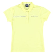フィドラ（FIDRA）（レディース）ゴルフウェア フレンチスリーブシャツ FD5RUG08 YEL