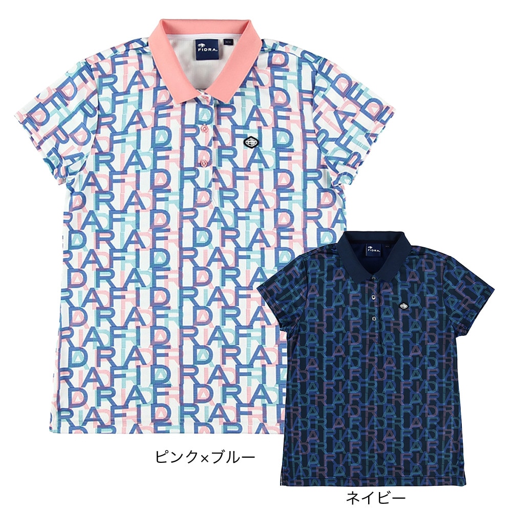 フィドラ（FIDRA）（レディース）ゴルフウェア 半袖 総柄