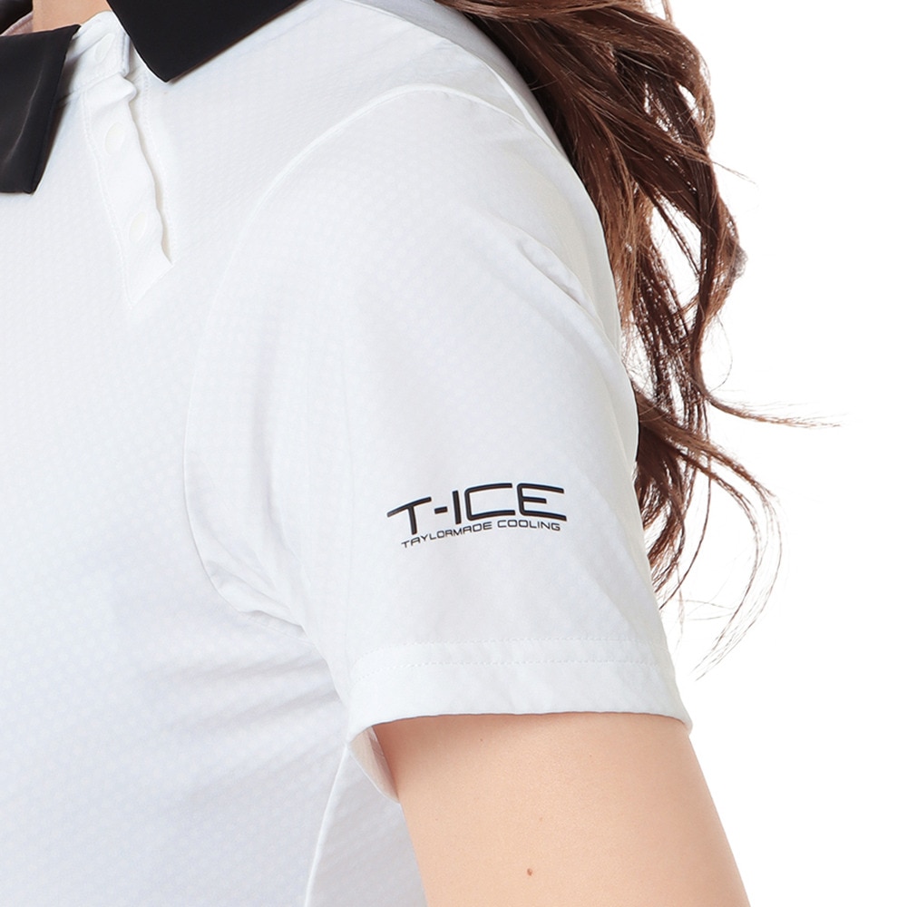 テーラーメイド（TAYLORMADE）（レディース）ゴルフウェア T-ICEサイドスナップ半袖ポロシャツ M19727-TL456