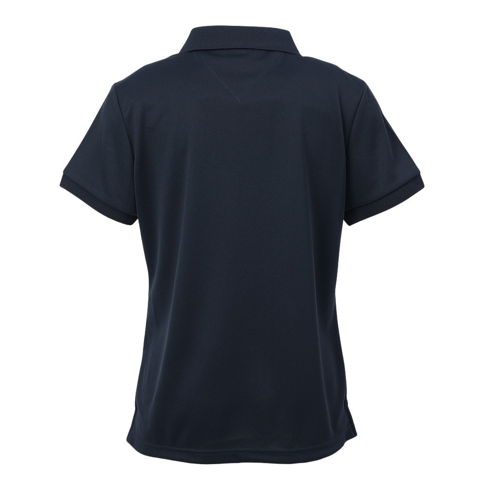 トミー ヒルフィガー ゴルフ（TOMMY HILFIGER GOLF）（レディース）ゴルフウェア 吸水速乾 ベーシックフラッグ 半袖 ポロシャツ THLA439-NVY