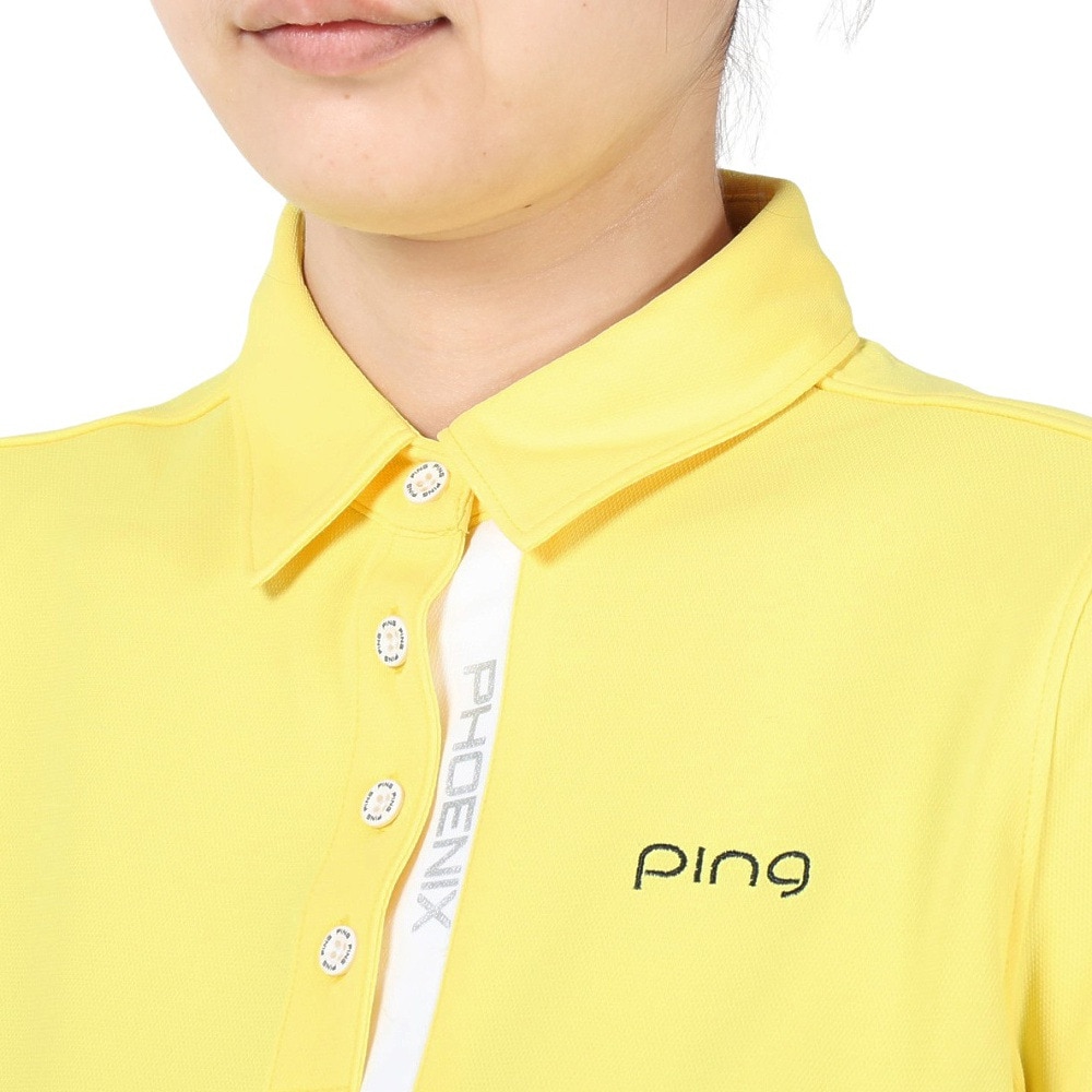ピン（PING）（レディース）ゴルフウェア ソロテックス 半袖ポロシャツ 622-4160306-060