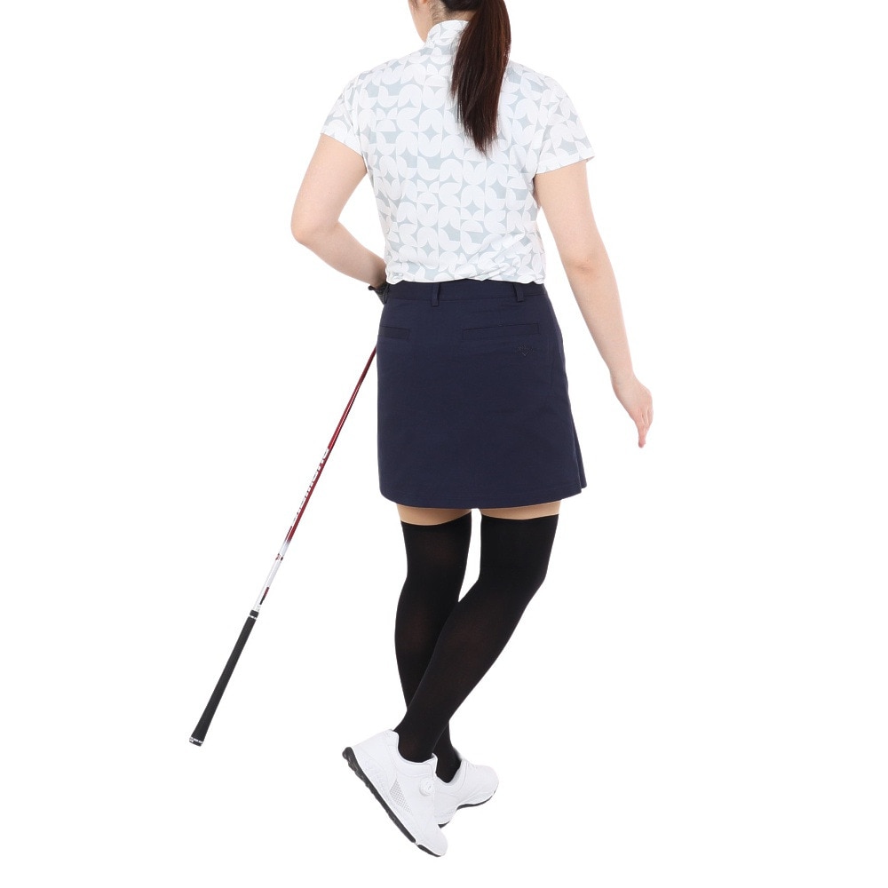 キャロウェイ（CALLAWAY）（レディース）ゴルフウェア 吸汗速乾 ポリエステルカノコ半袖シャツ C24134204-1030