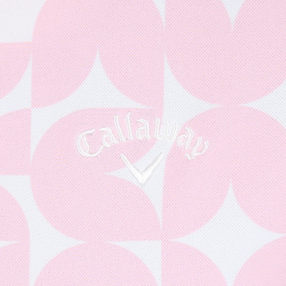 キャロウェイ（CALLAWAY）（レディース）ゴルフウェア 吸汗速乾 ポリエステルカノコ半袖シャツ C24134204-1091