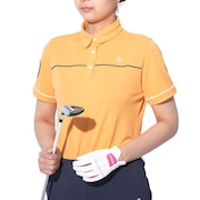 マンシングウエア（MUNSING WEAR）（レディース）ゴルフウェア 高通気 ミニポケット台衿付き半袖シャツ MGWXJA04 OR00