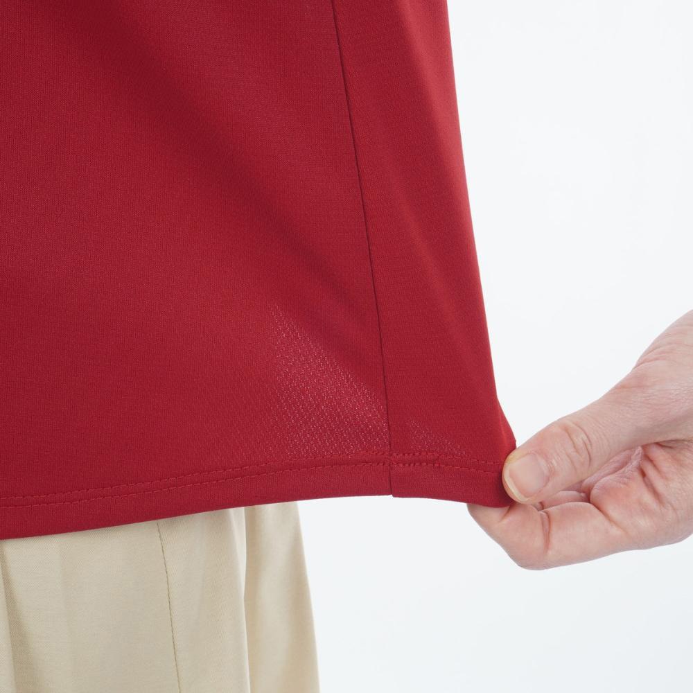 トミー ヒルフィガー ゴルフ（TOMMY HILFIGER GOLF）（レディース）ゴルフウェア 半袖 トリコロール フレンチスリーブシャツ THLA409-RED