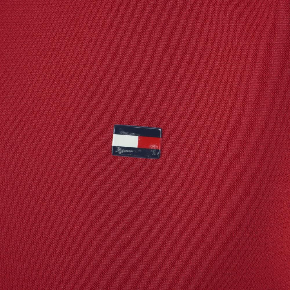 トミー ヒルフィガー ゴルフ（TOMMY HILFIGER GOLF）（レディース）ゴルフウェア 半袖 トリコロール フレンチスリーブシャツ THLA409-RED