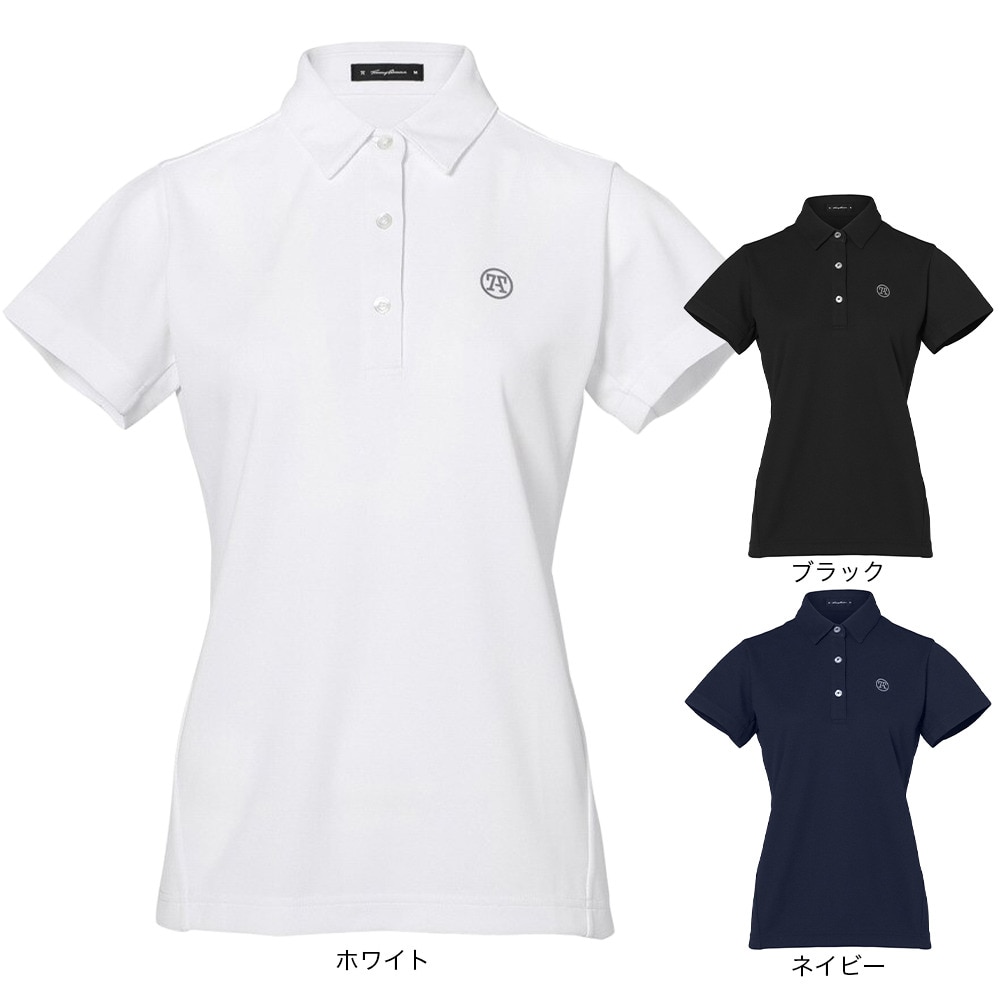 トミーアーマー（Tommy Armour）（レディース）ゴルフウェア 半袖 ベーシックショートスリーブポロシャツ TAES24B070106 NVY