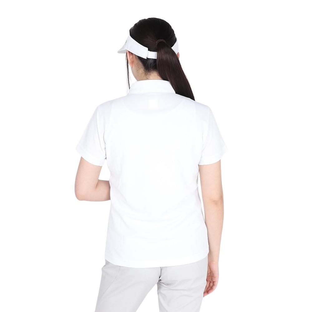 トミーアーマー（Tommy Armour）（レディース）ゴルフウェア 半袖 ベーシックショートスリーブポロシャツ TAES24B070106 WHT