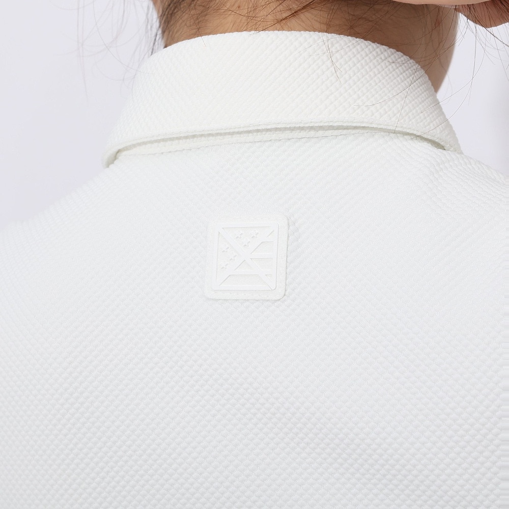 トミーアーマー（Tommy Armour）（レディース）ゴルフウェア 吸汗速乾 JAQ Waffle 半袖ポロ TANB24S070017 WHT