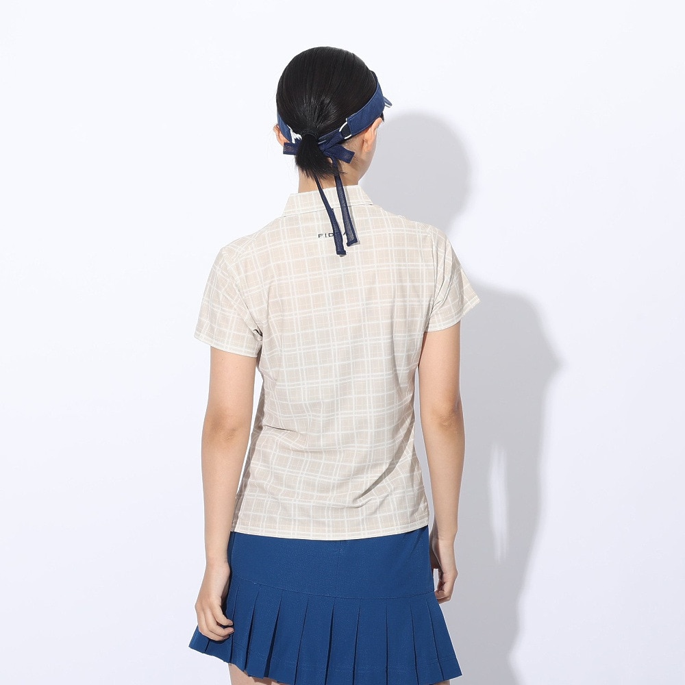 フィドラ（FIDRA）（レディース）ゴルフウェア 吸汗速乾 半袖ポロシャツ KAITEKIRYU FD5RUG15 BEG