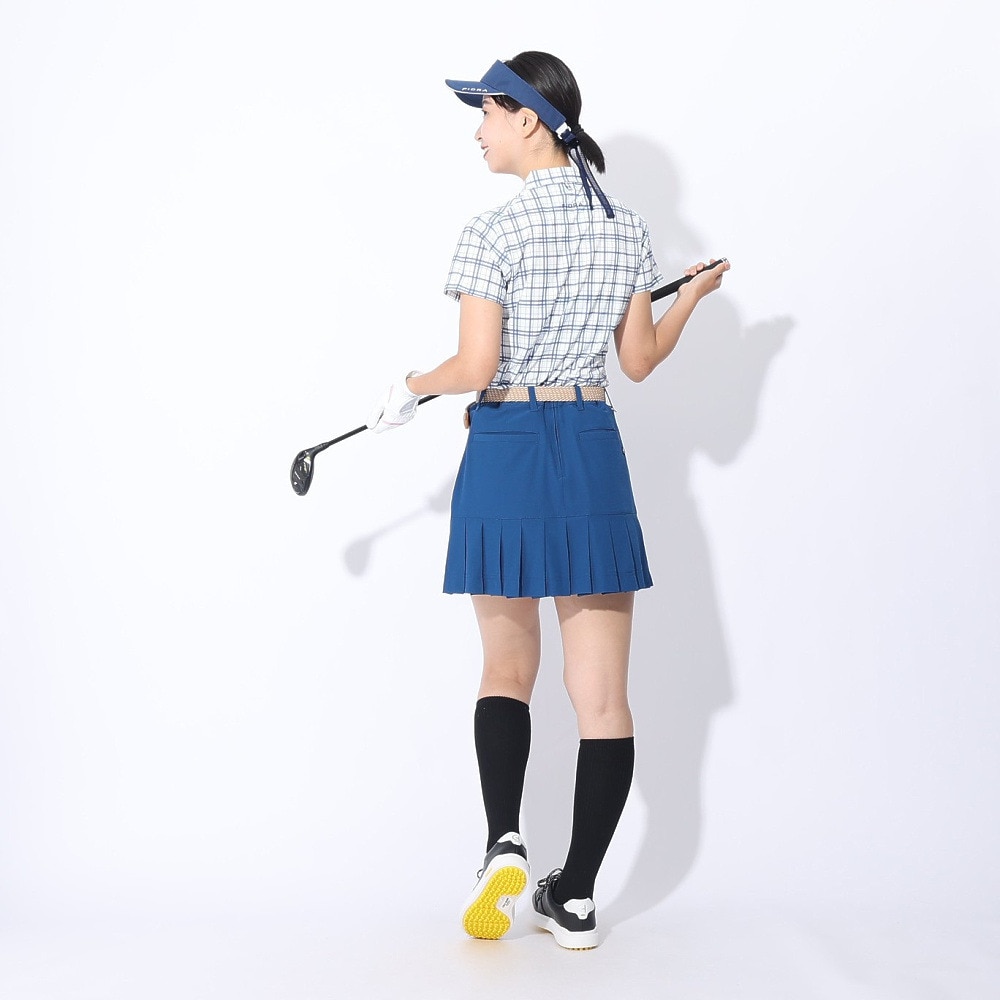 フィドラ（FIDRA）（レディース）ゴルフウェア 吸汗速乾 半袖lポロシャツ KAITEKIRYU FD5RUG15 NVY