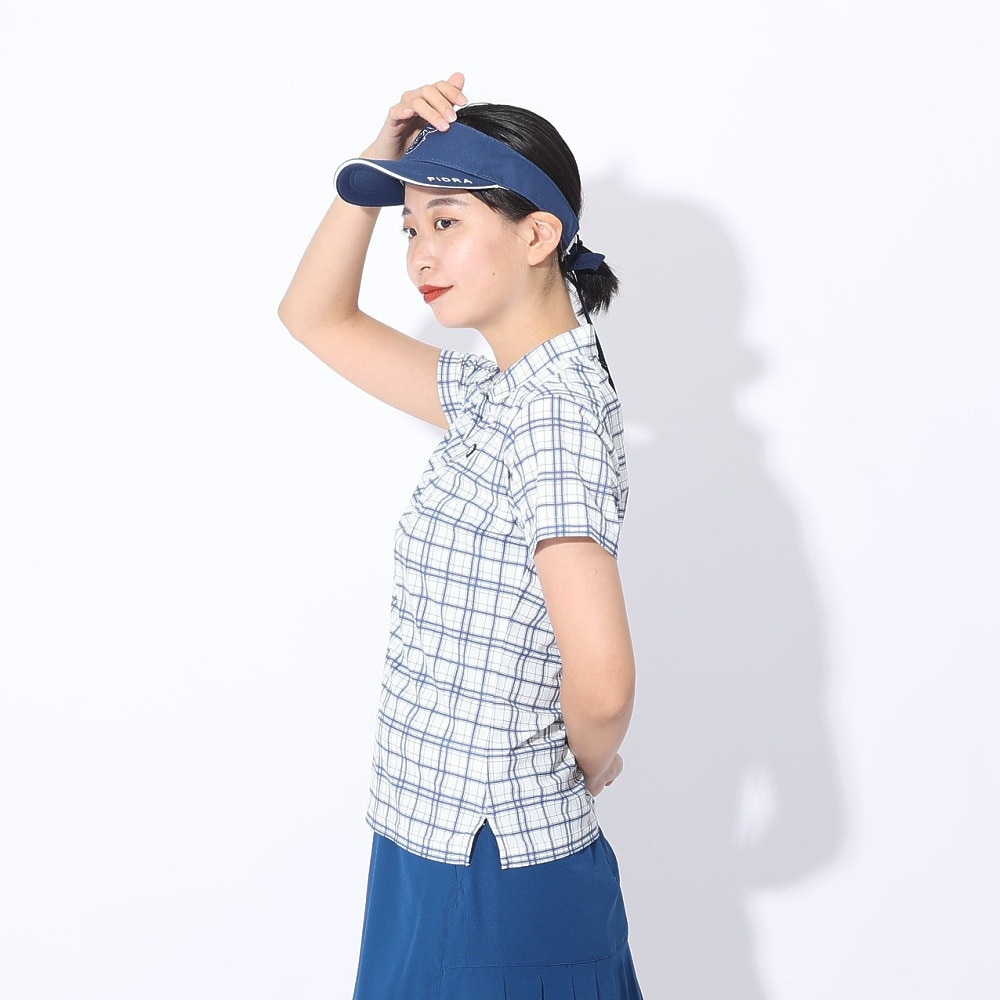 フィドラ（FIDRA）（レディース）ゴルフウェア 吸汗速乾 半袖lポロシャツ KAITEKIRYU FD5RUG15 NVY