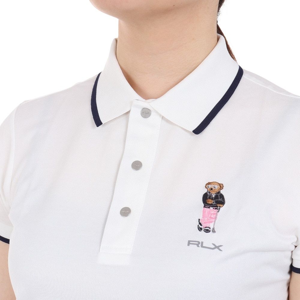 ラルフ ローレン（RALPH LAUREN）（レディース）ゴルフウェア テーラードフィット Polo ベアポロシャツ WMXGKNINB920193100