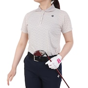 ルコックスポルティフ（lecoqsportif）（レディース）ゴルフウェア 総柄 半袖シャツ QGWXJA41 BG00
