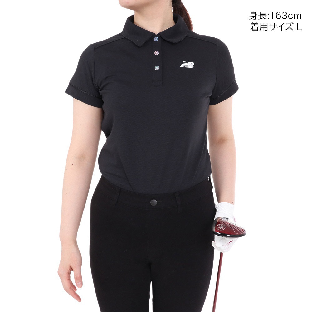 ニューバランス（new balance）（レディース）ゴルフウェア こかげMAX 半袖 カラーシャツ 012-4168503-010